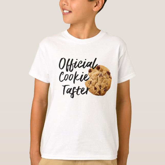 Kids Cookie Taster Shirt - Funny Baking Graphic (Vorderseite)