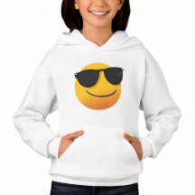 Kids Cool Smiley Kapuzenpullover | Lustiges Emoji-