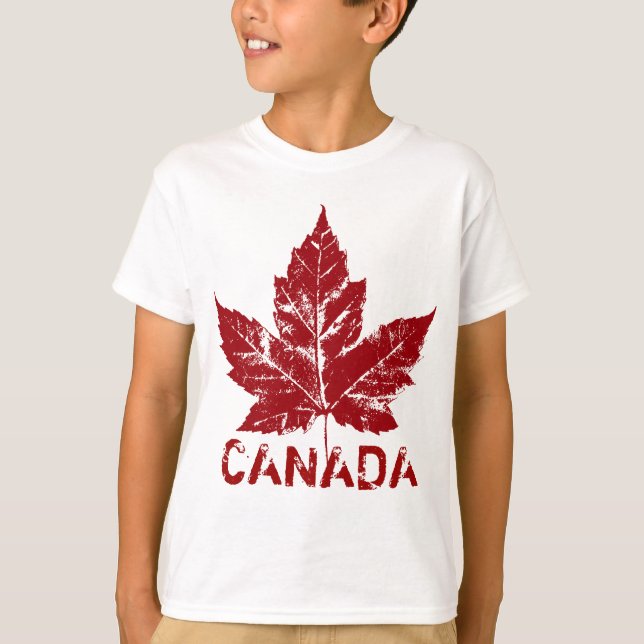 Kid's Cooler Kanada T - Shirt Retro Canada Souveni (Vorderseite)