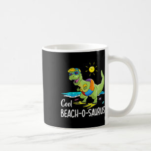 Kids Cooles Beach-o-saurus-Shirt Dino am Strand Ur Kaffeetasse