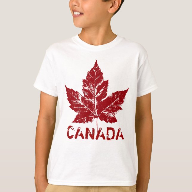 Kid's Cooles Kanada Shirt Retro Canada Souvenir To (Vorderseite)