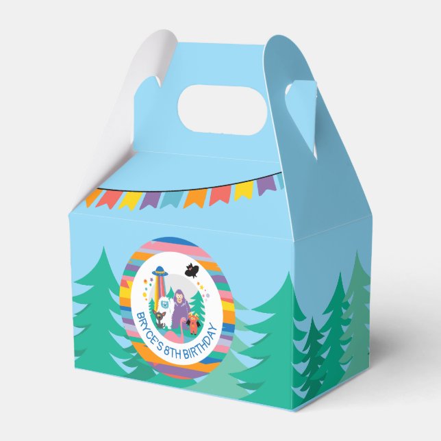 Kids Cryptid Favor Box Geschenkschachtel (Vorderseite)