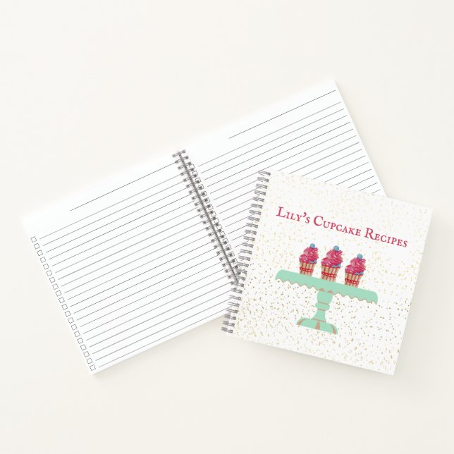 Kid's Cupcake Recipe Buch (Innenseite)