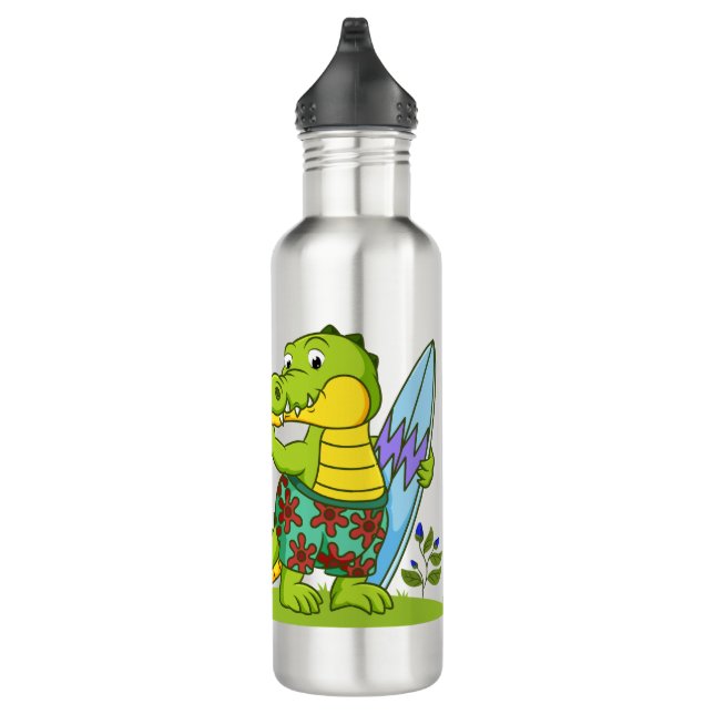 Kids Custom Alligator Stainless Steel Water Bottl Edelstahlflasche (Rechts)