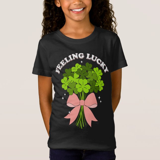 Kids cute St.Patrick’s Day T-Shirt (Vorderseite)