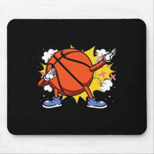 Kids Dabbing American Basketball Player für Fans Mousepad