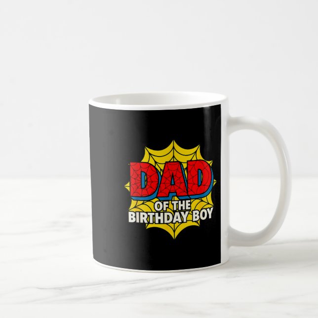 Kids Dad Of The Birthday Boy Sder Theme Party Matc Kaffeetasse (Rechts)