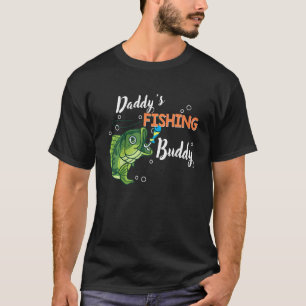 Kids Daddy's Bass Angel Jugendlicher Fischersmann T-Shirt