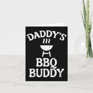 Kids Daddys Grillen Buddy Niedlich Barbecue Family Karte