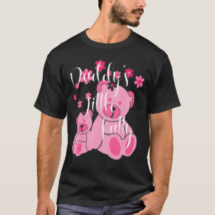 Kids Daddys Litty Niedlich Pink Bears Pater Da T-Shirt