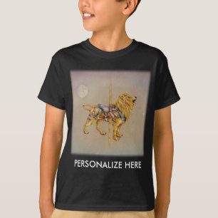 Kids Dark Tees - Karussell Löwe SQ