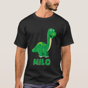 Kids Dino dinosaurier Name Milo T-Shirt