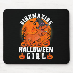 Kids Dinomazing Halloween Mädchen Dinosaurier Sage Mousepad