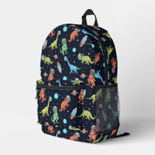 Kids Dinosaur Astronaut Pattern Bedruckter Rucksack