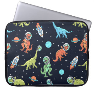 Kids Dinosaur Astronaut Pattern Laptopschutzhülle