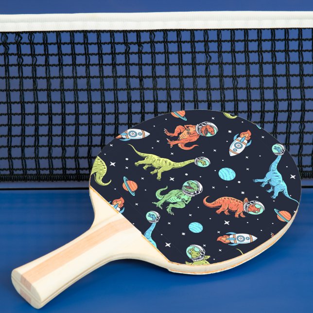 Kids Dinosaur Astronaut Pattern Tischtennis Schläger (InSitu)