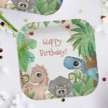 Kids Dinosaur Birthday Pappteller<br><div class="desc">Mit diesen Dinosaurier-Tellern können Sie Ihren kleinen Geburtstag prähistorisch erleben. Das lebendige Dino-Kunstwerk verleiht der Snackzeit eine spielerische Energie. Ob Kuchenschneiden oder Party-Snacks,  diese Teller sind eine fröhliche Touch für Dino-Veranstaltungen und Geburtstagsspass in der Vorschulzeit.</div>
