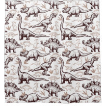 Kids Dinosaur Duschvorhang