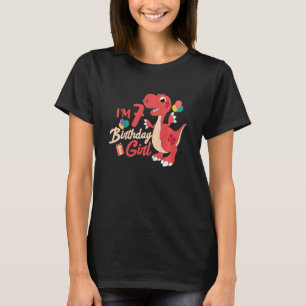 Kids Dinosaur Niedlich Dino Ich bin das Geburtstag T-Shirt