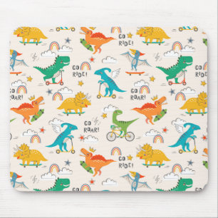 Kids Dinosaur Reisemuster Mousepad