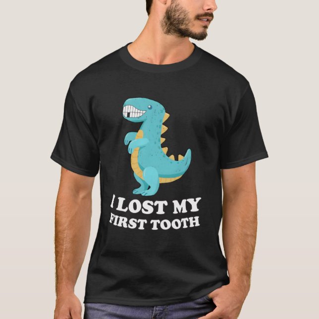 Kids Dinosaur verlor den ersten Zelt, den ich auch T-Shirt (Vorderseite)