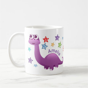 Kids Dinosaurier Personalisiert Kaffeetasse