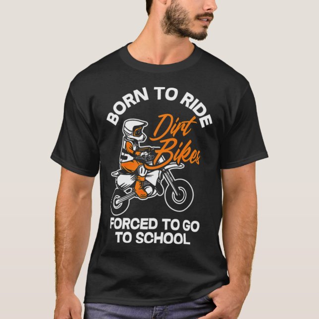 Kids Dirt Bike Supercross Motocross Motorcycle cyc T-Shirt (Vorderseite)