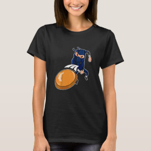 Kids Disc Golf Ninja Ultimate Frisbee Golfer Junge T-Shirt