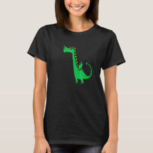 Kids Dragon Flying Dinosaurier Mittelalterliche Un T-Shirt