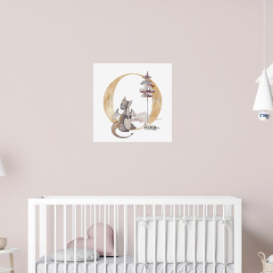 Kids Dragon Individuelle Name Monogram O Kinderzim Poster
