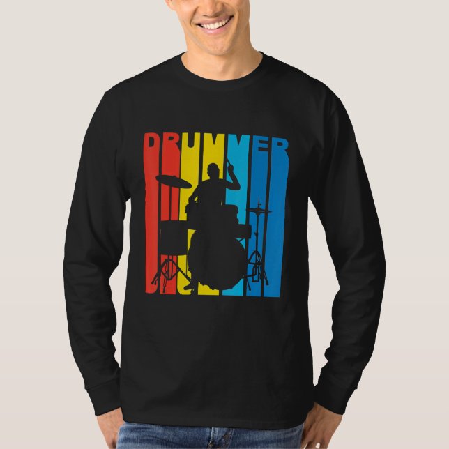 Kids drums, drums tshirt for kids, drummer girls,  (Vorderseite)