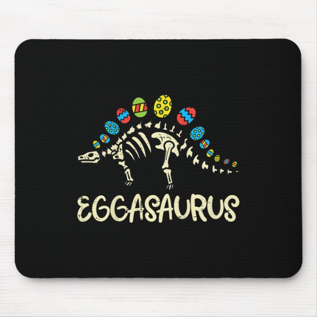 Kids Eggasaurus Ostern Stegosaurus Dinosaur Jungen Mousepad (Vorne)