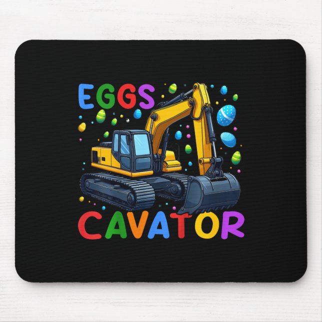 Kids Eggscavator Bunny Graf Egg Jäger Toddl Mousepad (Vorne)