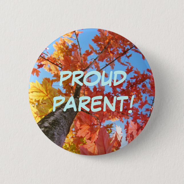 Kids Elternurlaub im Herbst Button (Vorderseite)