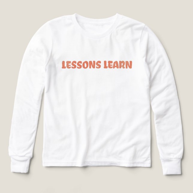 Kids Energy Flow Lessons Learn T Shirt  (Design Vorderseite)
