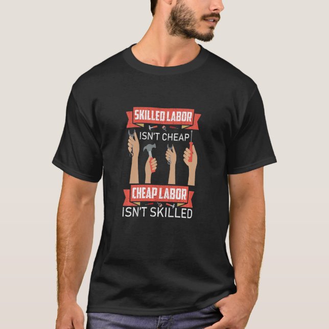 Kids Fachkräfte sind kein billiger Klempnermechani T-Shirt (Vorderseite)
