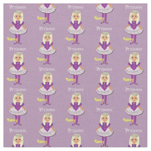 Kids Faicess Princess Personalisiert Whimsy Print Stoff