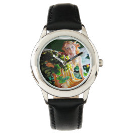 Kids Fairy Angel Gedruckte Uhr