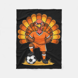 Kids Fall Jungen Thanksgiving Fußball Truthahn Män Fleecedecke