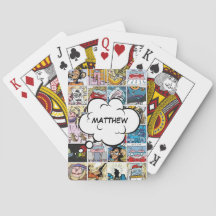 Kids farbenfrohe Coole Zeichen Faces Collage Name