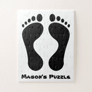 Kid's Feet Print Puzzle