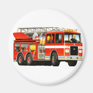 Kid's Fire Truck Magnet