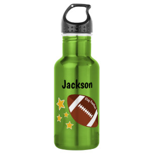 Kids Flag Football Stars Personalisiert Edelstahlflasche