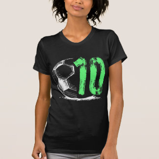 Kids Football 10 years old boy birthday party T-Shirt