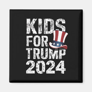 Kids for Trump USA Election 2024 Magnet