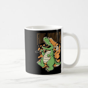 Kids Fore Squad T-Rex Dinosaur Golfspieler Grafik Kaffeetasse