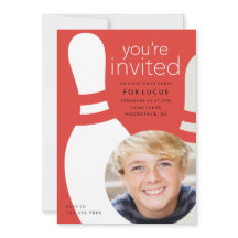 Kids Foto Bowling Geburtstagsparty