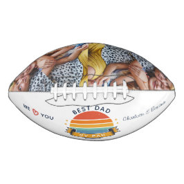 Kids Fotos Best Vater Vathers Day Retro Football