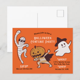 Kids Friendly Not-Beängstigend Halloween Costume P Postkarte