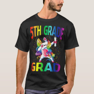 Kids Funny Abschluss 5th Grad Grad Grad Grad Unico T-Shirt